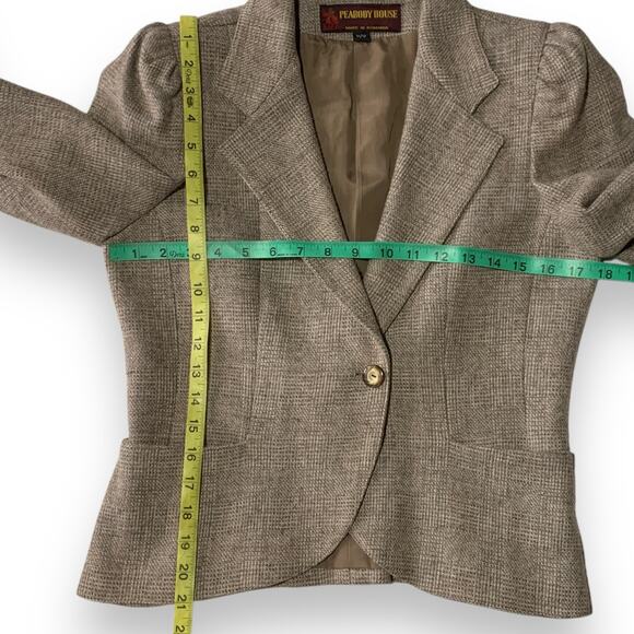 Plaid Women's Blazer by St. John - Picture 7 of 15